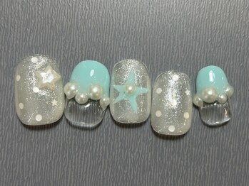 アイ ネイルズ 天神店(I nails)/星ドット　￥8300