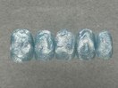ラメマグ水色ネイル¥7550