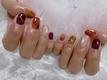 ニュアンスネイル/べっ甲ネイル