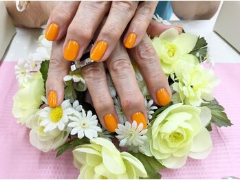 プルミエ ネイル(Premier Nail)/ビビットオレンジ☆ワンカラー