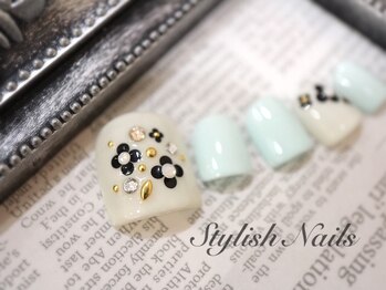 スタイリッシュネイルズ(Stylish Nails)/フット♪ホロフラワー