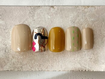 カラ ネイル 中津店(calla nail)/個性的ミラーネイル