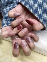 リサライオン(Lisa Lion)/マグネットネイル☆バイカラー