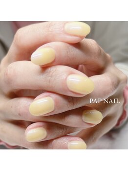 パップネイル(PAP NAIL)/マカロンイエロー　ワンカラー