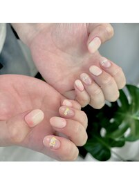 桃ネイル