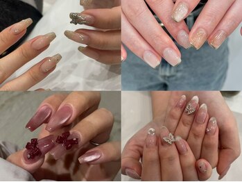 エイチ 立川北口店(H)の写真/人気ネイリストによる最旬サンプル☆[立川/ジェルネイル/ワンカラー/ニュアンス/マグネット/フットネイル］