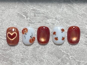 ピーチネイル 大塚(Peach Nail)/【ハロウィン】シーズンネイル