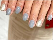 オーク 新潟駅前(OAK)/ワンカラー＊ブルー×シルバー