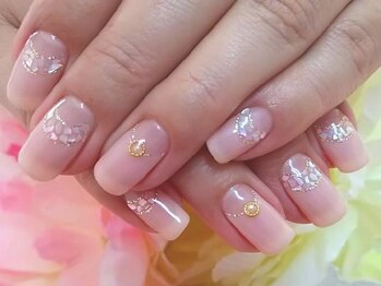 ナチュラル×シェルフレンチ