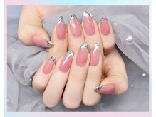 トレンドネイルスタジオ(Trend Nail Studio)/キラキラのカラーフレンチ
