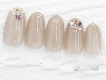 ラグジュアリーネイルズ タカダノババ(Luxury Nails Takadanobaba)/キラキラ*押し花Nail