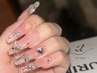【Hand/長さ出し】オフ込☆チップ10本＋アートし放題　