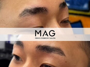 マグマグ 旭川店(Mag)の写真/◇メンズ美容のプロに任せ《垢抜けメンズ》にイメージチェンジ！骨格にあわせた黄金比アイブロウ♪