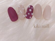 キキネイル 二子玉川(kikinail)/秋　マットコートネイル