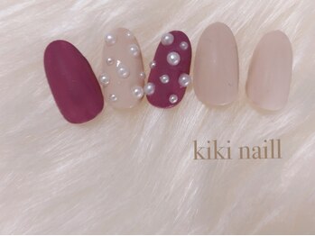 キキネイル 二子玉川(kikinail)/秋　マットコートネイル
