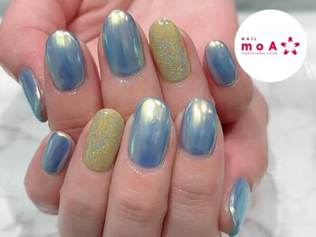 ネイルモア バイ アフロディーテ(NAIL moA)/ターコイズメタリックオーロラ