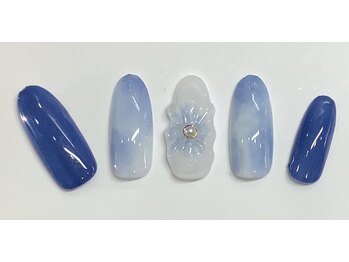 ぷっくりフラワーandタイダイ