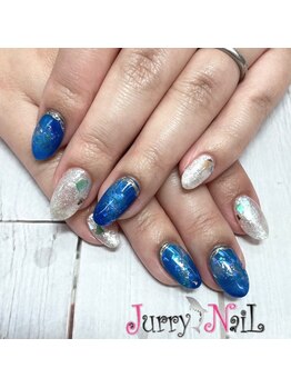 ジュリーネイル 所沢店/海をイメージ