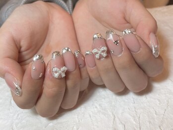 ビビネイル(vivi.NAIL)/ガラスフレンチ