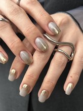 ポポ 上通り店(POPO)/mirror gradation nail