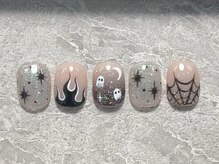 ピーチネイル 大塚(Peach Nail)/【ハロウィン】シーズンネイル