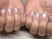 パープルの爪屋/上品グラデーション♪