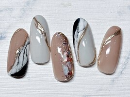 大理石ネイル