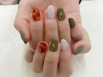 プルミエ ネイル(Premier Nail)/べっ甲ネイル＆サンドカラー