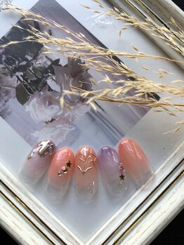 セプトネイル 函館店(SEPT NAIL)/10月大人カワイイサンプル6930円