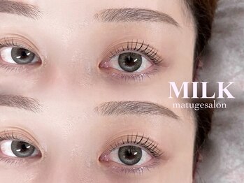まつげネイルサロン ミルク(MILK)の写真/大人女性の身だしなみは眉から☆お目元のトータル提案◎人気のアイブロウとまつ毛パーマのセットがおススメ