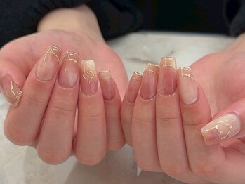 and w/Laque mini/*ゴールドラインニュアンス*