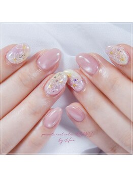 瑠璃(RURI)/桜ネイル フラワーネイル
