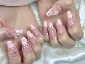 デュリブリンクネイル 高田馬場(Duli blink nails)/ガーリーフレンチ＊