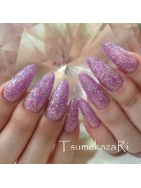 ピンクラメ スカルプ