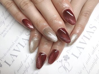 【ジェル】マグネットネイル