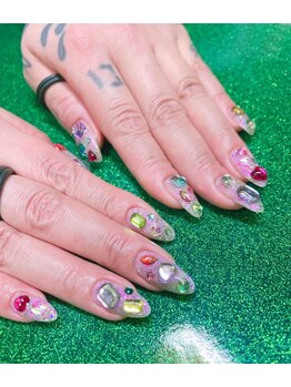 ネイル ゴシップ(Nail Gossip)の写真/【ジェルネイルつけ放題コース！90分→¥7,500】毎日が楽しくなるようなネイルをご提案★