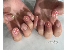 アフロディーテ 枚方店(afrodite)/ちゅるちゅるピンク大人nail