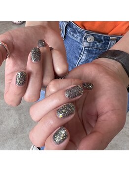 スワッグ(swag)/ブラックラメ