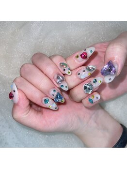 クイーンズビューティーサロン 新宿本店(Queen's beauty salon)/チップアートやり放題&つけ放題