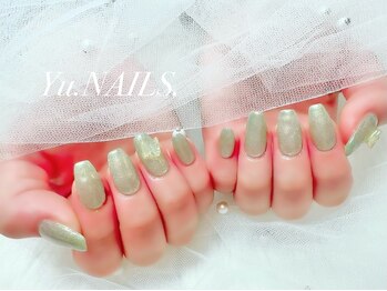 ユーネイルズ 恵比寿(Yu.NAILS.)/春夏マグネットカラー◎蝶々