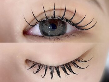 プライズアイリス アイラッシュ 池袋東口店(prize Iris eyelash)の写真/SNSで話題★ワンホン風マツエクデザイン人気♪【100本¥8470～】流行のアイドル風のお目元に◎