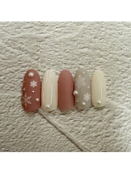 プルミエ ネイル(Premier Nail)/雪の結晶ネイル