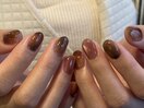 カシス　ニュアンスネイル
