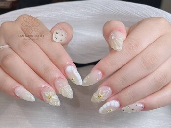 ウメネイルスタジオ(UME NAIL STUDIO)/長さだしやり放題×つけ放題