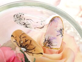 大人アンティークフラワー