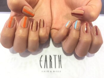 アース ネイルアイラッシュ 前橋店(EARTH Nail&Eyelash)/アートデザイン ￥８０００