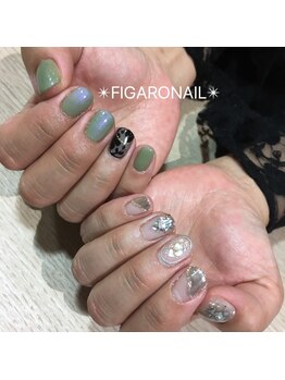 イヴ アイラッシュアンドネイル(Eve eyelash&nail)/チグハグ×ニュアンス