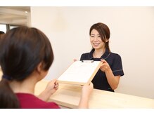 きらり整体/カウンセリングシートの記入