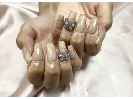 囲みフラッシュネイル