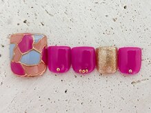 タフィーネイル 宜野湾コンベンションシティ店(TaffyNail)/フット グランドデザイン 6990円
